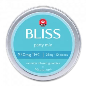 Bliss Edibles – Party Mix (250mg THC)
