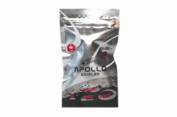 Apollo Edibles – Cherry Shooting Stars 3000mg THC Sativa