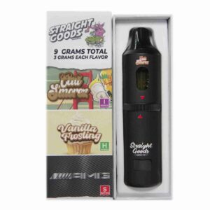 Straight Goods Triple Chamber Vape – Cali S’mores + AMG + Vanilla Frosting (3 Grams + 3 Grams + 3 Gram)